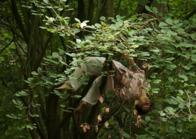 Elena Lin performing video dancefilm "Gate of The Trees"